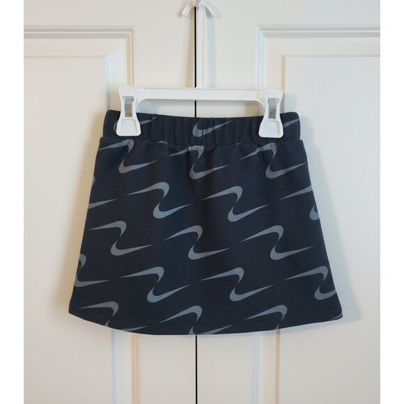 Nike Girls 2-Piece Outfit Pink Crewneck Sweatshirt & Black Skirt Set - Picture 5 of 5